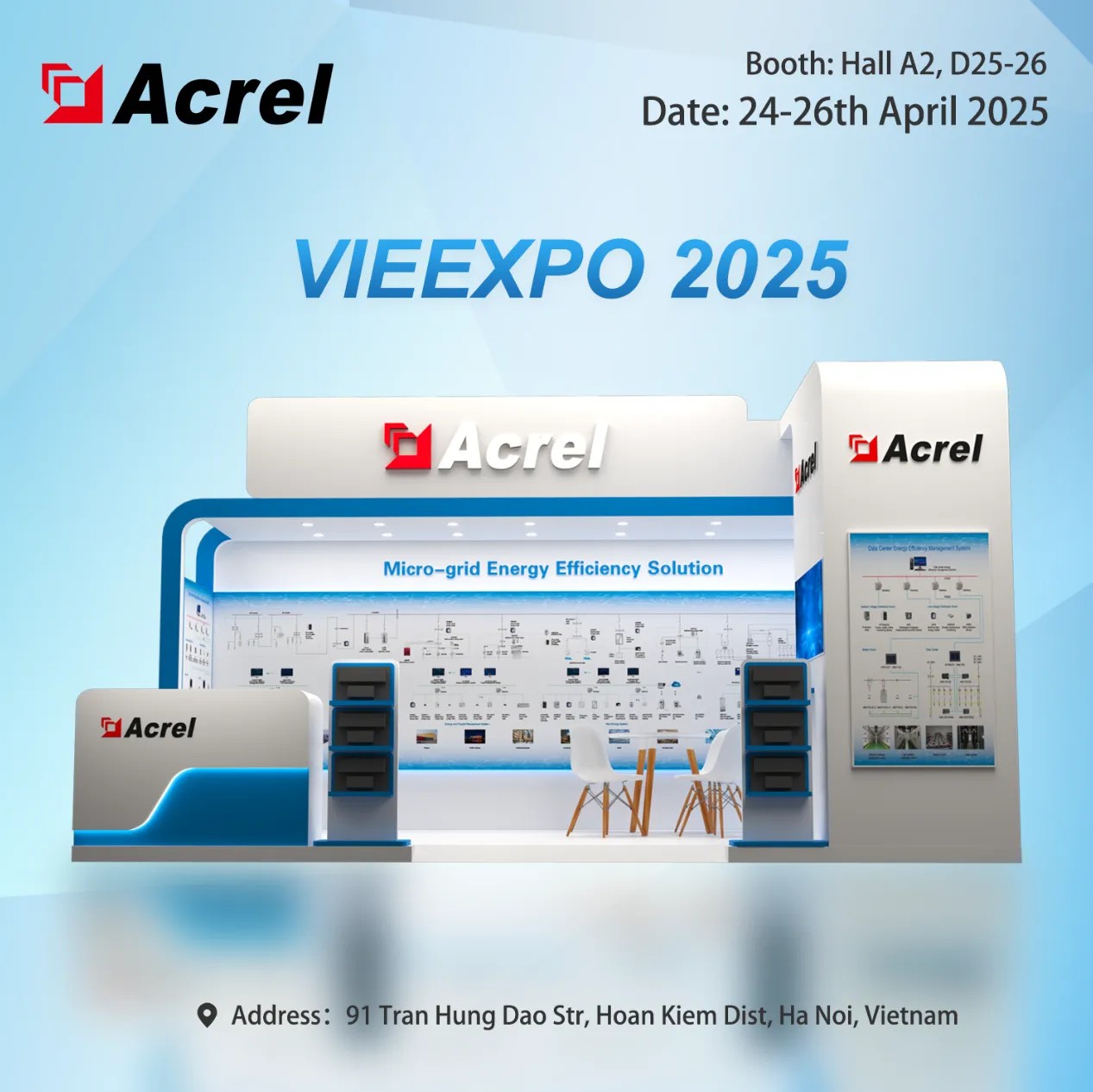 Welcom to Acrel VIEEXPO HANOI 2025 !