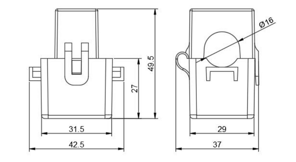 ADL200W ADL400W CT dimension