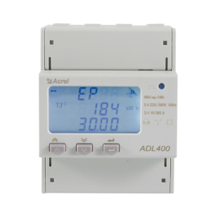 Compteur d'énergie triphasé sur rail DIN Acrel ADL400