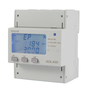 Compteur d'énergie triphasé sur rail DIN Acrel ADL400
