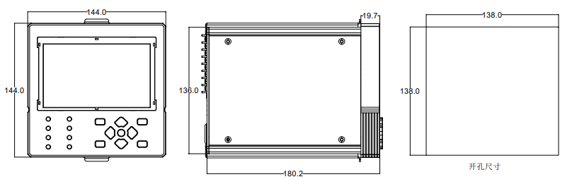 APView400 - dimension