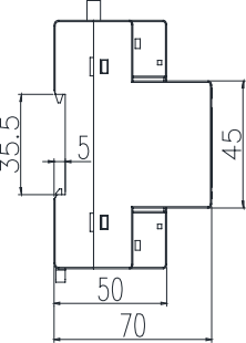 AWT200 Intelligent DTU - dimention - 2