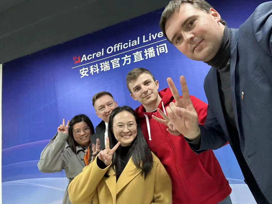 Russian Distributor EKF visited Acrel in 2023