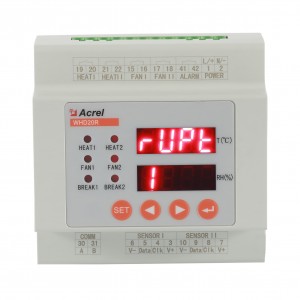 Contrôleur de température et d'humidité Acrel WHD20R-22