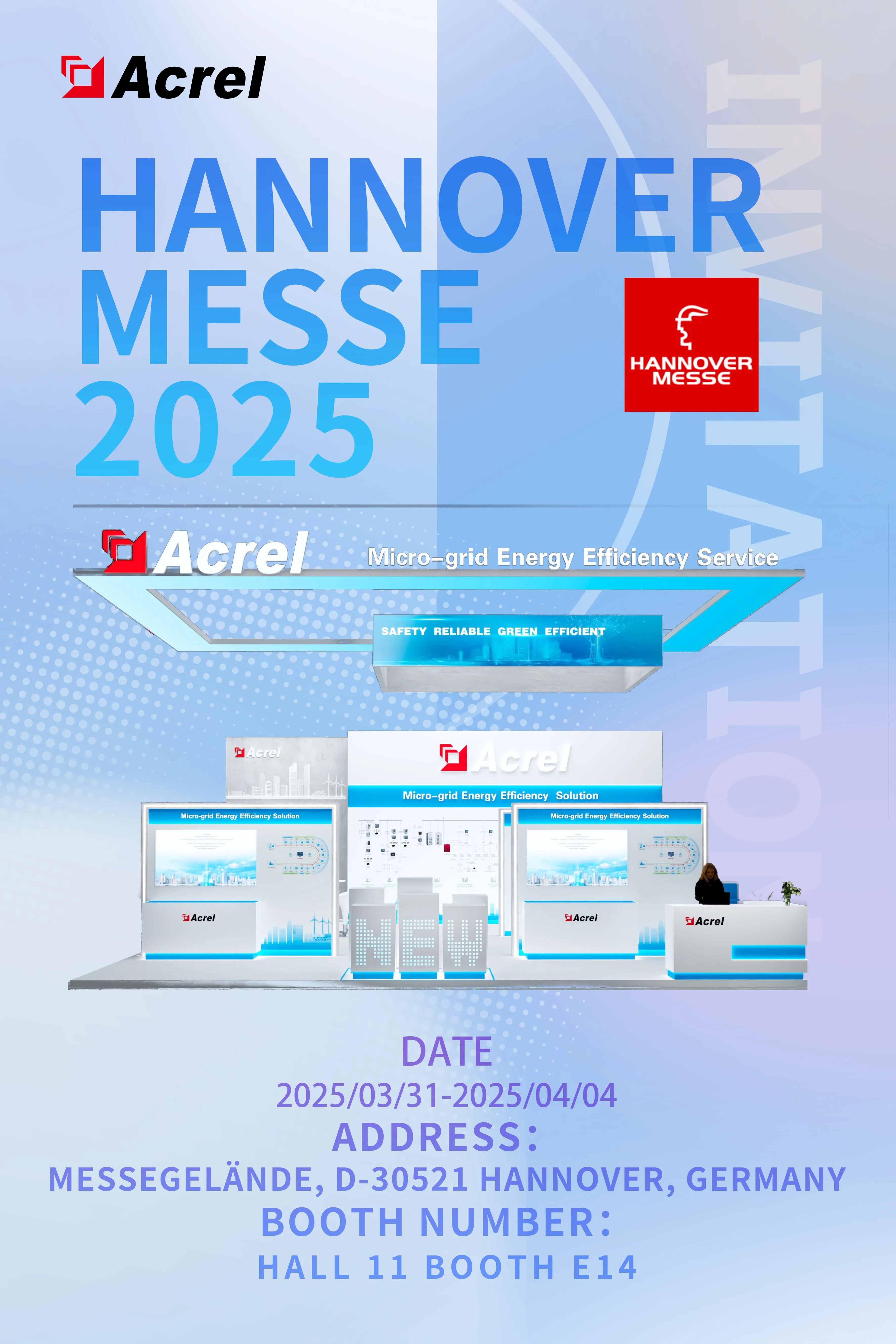 Welcome to Acrel Hannover Messe 2025 !