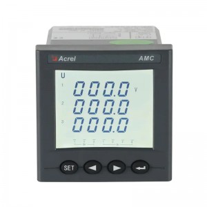 Acrel AMC72L-AV3 Three Phase Programmable AC Voltage Meter