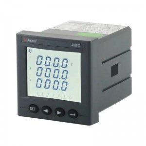 Acrel AMC72L-AV3 Three Phase Programmable AC Voltage Meter